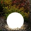 LED Solarleuchte, Kugel weiß, DM 25 cm, H 65 cm Bild 2