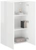 vidaXL TV-Wandschrank Hochglanz Weiß 59,5 x 31 x 100 cm Holzwerkstoff 892373 Bild 3