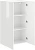vidaXL TV-Wandschrank Hochglanz Weiß 59,5 x 31 x 100 cm Holzwerkstoff 892373 Bild 5