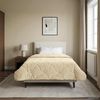 vidaXL Ganzjahresbettdecke Gepolstert Creme 135 x 220 cm 42026294 Bild 4