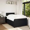 vidaXL Boxspringbett mit Matratze Schwarz 120x200 cm Samt 3290012 Bild 5