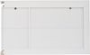 Sideboard weiß 140 x 40 x 84 cm aus Spanplatte mit 3 Türen, LED & Glastüren Bild 5