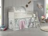 Vipack 'Scotty' Spielbett inkl. Lattenrost, Textilset und Leiter in Kiefer Weiß, Birdy Bild 2