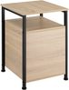tectake Beistellschrank Cork (Komplettset, 1-St, inkl. Schlüssel) Industrial Style Bild 4