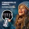Monzana Lichterkette mit 40 LED Zapfen weiß Innen & Außen Fernbedienung Weihnachten Deko Weihnachtsbeleuchtung Bild 5