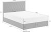 Atlantic Home Collection Stauraumbett Benita, mit Taschenfederkern 140x200 cm Anthrazit Bild 4