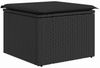 vidaXL Garten-Sofa-Set mit Kissen 8 pcs Schwarz 3349617 Bild 5