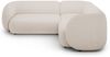 Micadoni Ecksofa Kate 4-Sitzer Rechts Boucle Beige Bild 2