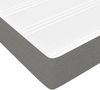 vidaXL Taschenfederkernmatratze Mittel Dunkelgrau 140x190x20 cm Stoff 347775 Bild 5