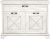 FORTE Kashmir Kommode, Holzwerkstoff, Weiß/Beige, 123,3 x 95,9 x 48,2 cm Bild 2