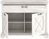 FORTE Kashmir Kommode, Holzwerkstoff, Weiß/Beige, 123,3 x 95,9 x 48,2 cm Bild 4