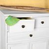 Kommode Schrank Regal Sideboard Badschrank Shabby Chic weiß Holz Beistellschrank Bild 2