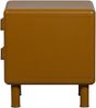 Nachttisch Rune Metall, Retro Design mit 2 Schubladen, honiggelb, 45 x 42 x 42 cm Bild 5