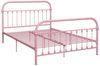 vidaXL Bettgestell Rosa Metall 160x200 cm [284514] Bild 2