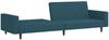 vidaXL Schlafsofa 2-Sitzer Blau Samt 375936 Bild 4
