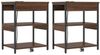 vidaXL Nachttisch 2 pcs Braun Eichen-Optik 41 x 31 x 51 cm 859544 Bild 2