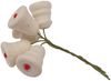 Glocke, 5er Set Watteglocken Ø 2cm x 2cm Schatzhauser Weihnachtsschmuck Bild 3