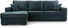 AX LIVING Eckcouch blau Luzerna Sofa L Form dunkel azurblau 265 cm L Bild 3