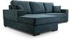 AX LIVING Eckcouch blau Luzerna Sofa L Form dunkel azurblau 265 cm L Bild 4