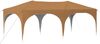 vidaXL Pop-up Partyzelt 575 x 288 x 245 cm Beige Oxford-Stoff 42019881 Bild 2