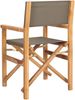 vidaXL Esszimmerstuhl Braun und Taupe 56 x 54 x 87 cm Massivholz Teak 42032675 Bild 5