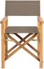 vidaXL Esszimmerstuhl Braun und Taupe 56 x 54 x 87 cm Massivholz Teak 42032675 Bild 3