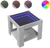 vidaXL LED-Couchtisch Betongrau 53x53x45 cm Holzwerkstoff 847542 Bild 2