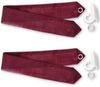Bestlivings Transparente Gardine in der Farbe Beere, mit Ösen 2er Pack (B140 x L175) inkl. 2 Raffhalter, viele Varianten erhältlich Bild 3