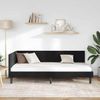 vidaXL Eckbettgestell mit Kopfteil Schwarz 100 cm x 200 cm Samt 42016363 Bild 3