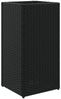 vidaXL Pflanzkübel Schwarz 30x30x60 cm Poly Rattan 366410 Bild 2