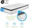 Taschenfederkernmatratze Elite Line, Bodyprotect, 25 cm hoch, orthopädische Matratze, 7-Zonen, Größe: 80x200, Härtegrad: H4 Bild 3