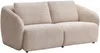 Vente-unique - LIRUNO Sofa Stoff Beige - B 104 cm x H 85 cm x L 200 cm Bild 3