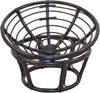 Papasansessel, Relaxsessel aus Rattan handgearbeitet, Ø 100cm, schwarz Bild 3