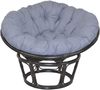 Papasansessel, Relaxsessel aus Rattan handgearbeitet, Ø 100cm, schwarz Bild 2