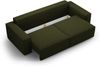 Micadoni Schlafsofa Jodie 3-Sitzer Boucle Dunkel-Olivgrün Bild 4