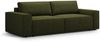 Micadoni Schlafsofa Jodie 3-Sitzer Boucle Dunkel-Olivgrün Bild 2