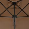 vidaXL Sonnenschirm mit Stahl-Mast 300 cm Taupe 44888 Bild 5