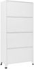 vidaXL Schließfachschrank Weiß 90 x 45 x 180 cm Stahl Bild 4