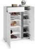 Schuhschrank >Atrium< in weiß, Holzwerkstoff - 91x115x34cm (BxHxT) Bild 3
