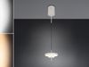 Kleine dimmbare LED Pendelleuchte KEATON im modernen Design, Hellgrau Ø 20cm Bild 3