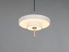 Kleine dimmbare LED Pendelleuchte KEATON im modernen Design, Hellgrau Ø 20cm Bild 5