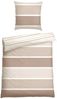 Schiesser Bettwäscheset Brody - Feinbiber - 2-teilig - 135 x 200 cm - Taupe Bild 5