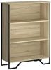 vidaXL Bücherregal Sonoma-Eiche 80x31x106 cm Holzwerkstoff 848625 Bild 2