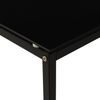 vidaXL Beistelltisch Schwarz 40x40x60 cm Hartglas 322784 Bild 5