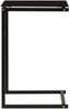 vidaXL Beistelltisch Schwarz 40x40x60 cm Hartglas 322784 Bild 3
