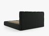 Micadoni Stauraumbett mit Kopfteil Bellis Boucle Baloo Schwarz 200x200 Bild 4