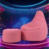 icon Sitzsack Sessel Gaming Stuhl aus Techmesh mit Hocker (Spar-Set, 1 x Sitzsack, 1 x Fußhocker), Sitzsack XXL, Gaming Sitzsack, Made in Germany, Erwachsene & Kinder Bild 4