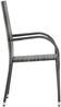 vidaXL Gartenstühle Stapelbar 6 Stk. Grau Poly Rattan 310088 Bild 5
