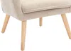 Vente-unique - SERINO Sessel Stoff Beige - B 68 cm x H 79 cm x L 65 cm Bild 4