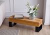 Bank Eiche 100x31x32 natur geölt LOUNGE COLLECTION #07 Bild 2